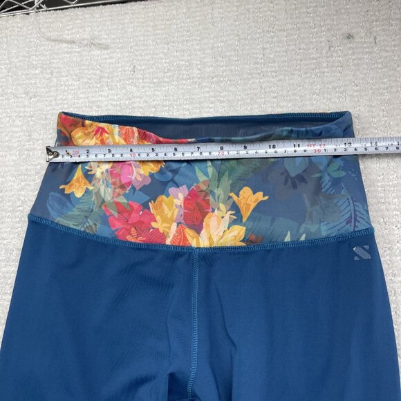 Lot x2 Surin Sport Leggings Athletic Gym / Yoga Floral AOP Tropical Women Sz M - Picture 12 of 16